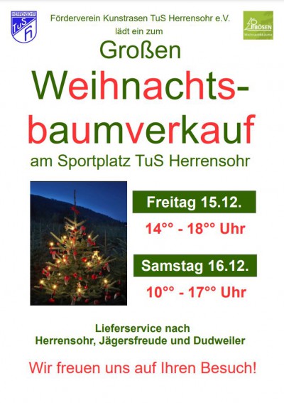 Weihnachtsbaumverkauf