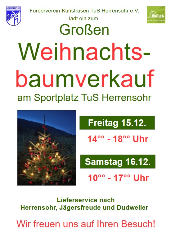 Weihnachtsbaumverkauf 2025